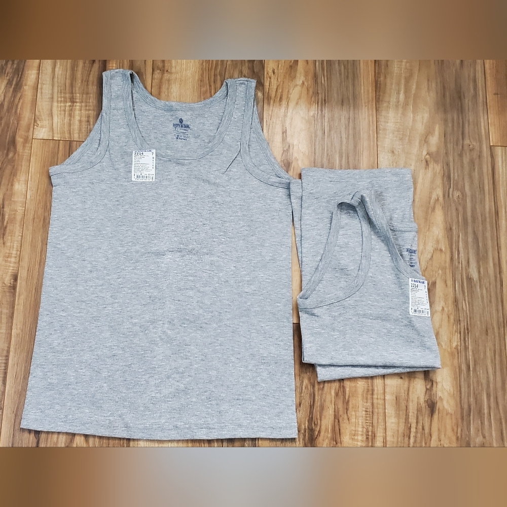 Boy's Tank Undershirts 2 Pack – 100% Cotton
